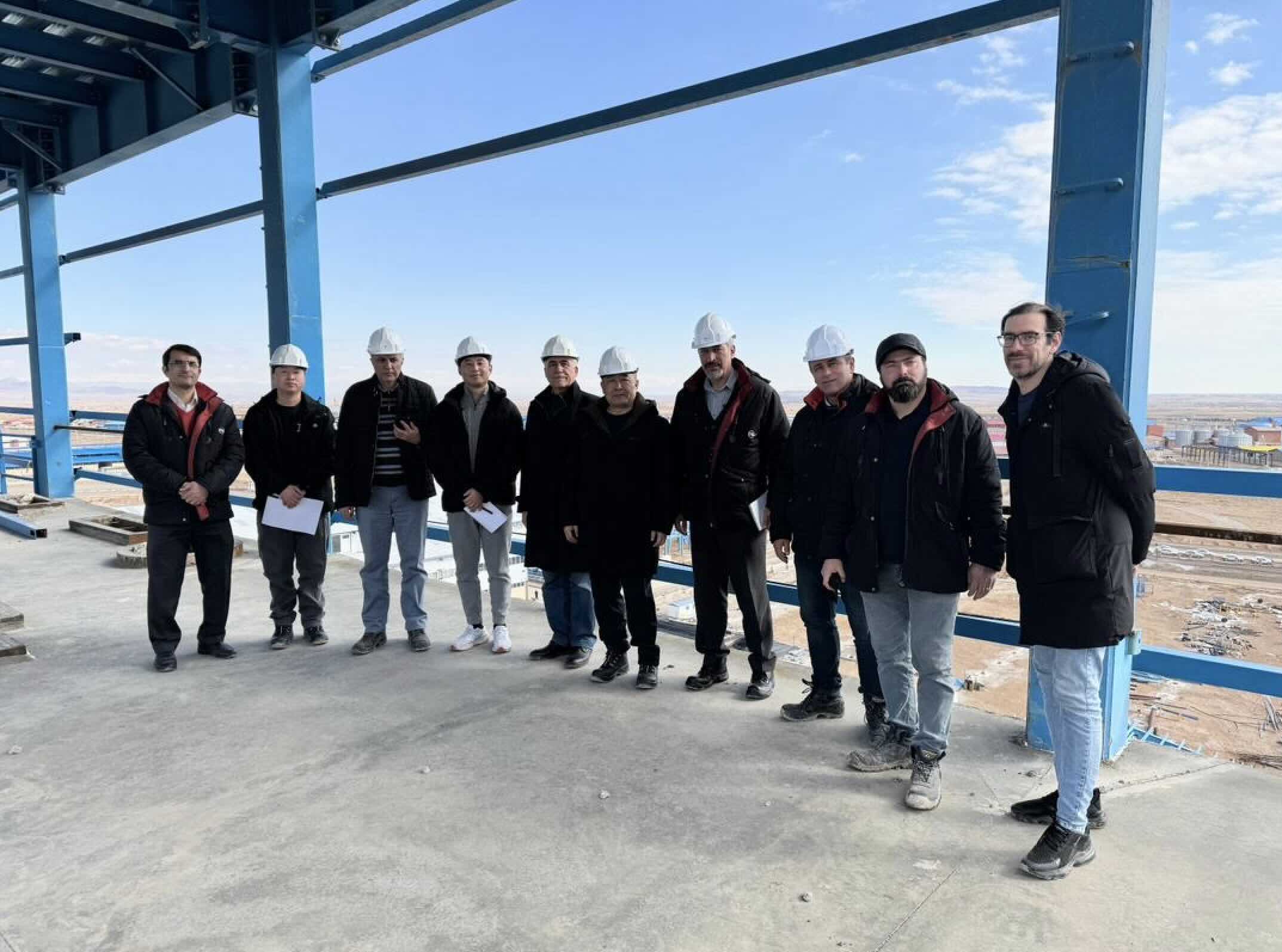 Visita al sitio del proyecto en curso de detergente en polvo 15T/H